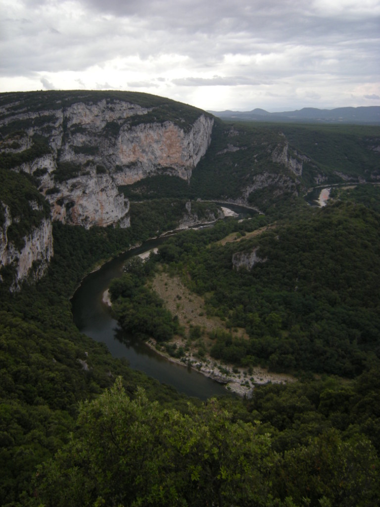 A Ještě jednou - jeden z mnoha výhledů na Ardeche