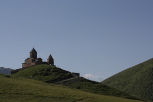 Klášter nad Kazbegi