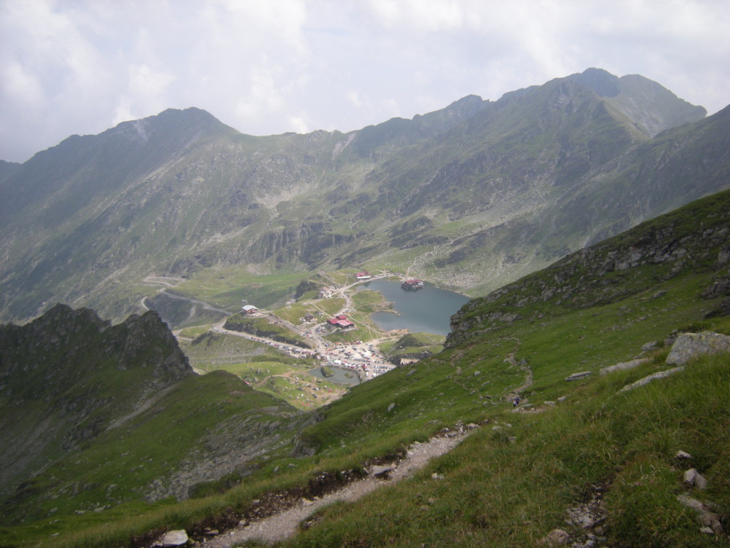 Lacul Balea u Transfagarašské magistrály