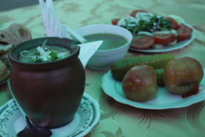 Hostina v Borjimi